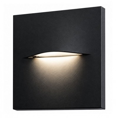 Φωτιστικό Επίτοιχο LED 3W 230V 150lm 4000K Λευκό Φως Αλουμινίου Μαύρο IP65 17-04687-2 Φωτιστικό Επίτοιχο LED 3W 230V 150lm 4000K Λευκό Φως Αλουμινίου Μαύρο IP65 17-04687-2